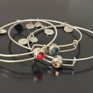 Alex and Ani Bracelets, Lot of 3, Sacred Stud Sliders